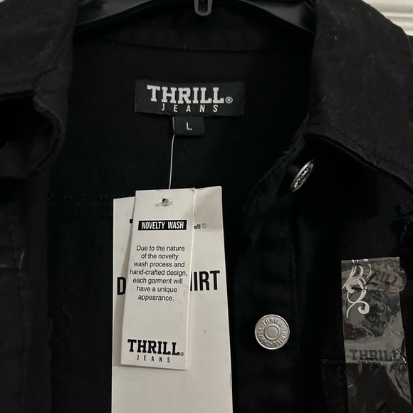 Thrill Jeans black shirt - Picture 2 of 3